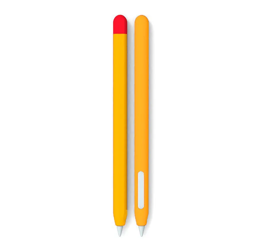 Octagonal pure silicone protective cover for Apple Pencil in 0.35mm thickness with nine colour options