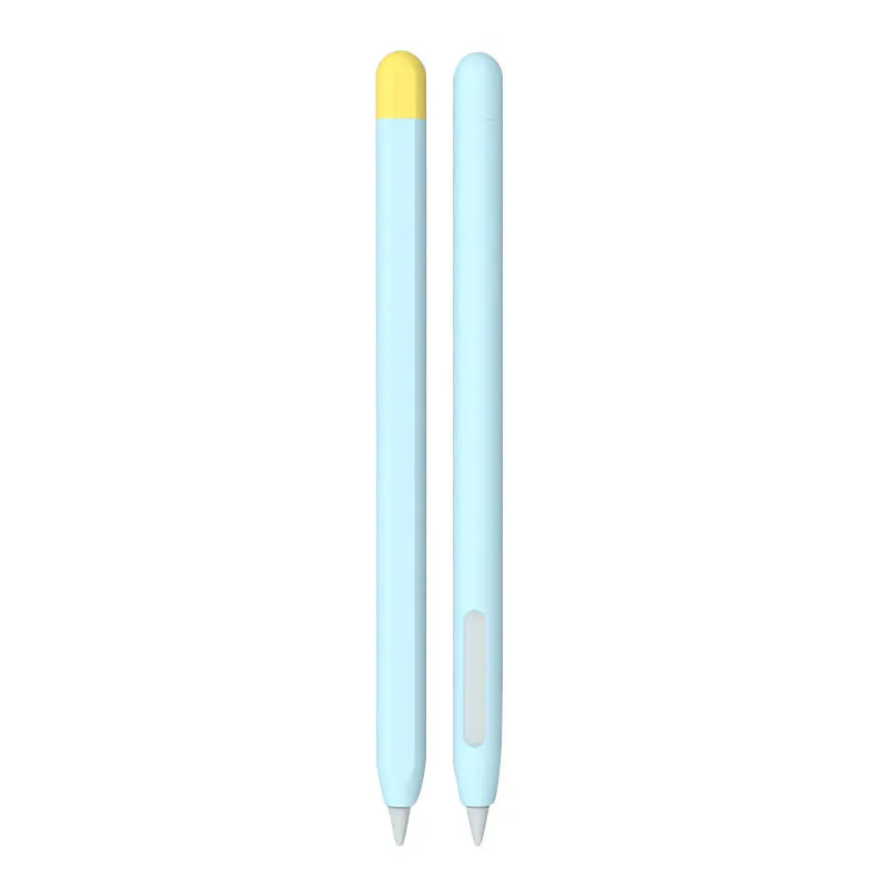 Octagonal pure silicone protective cover for Apple Pencil in 0.35mm thickness with nine colour options