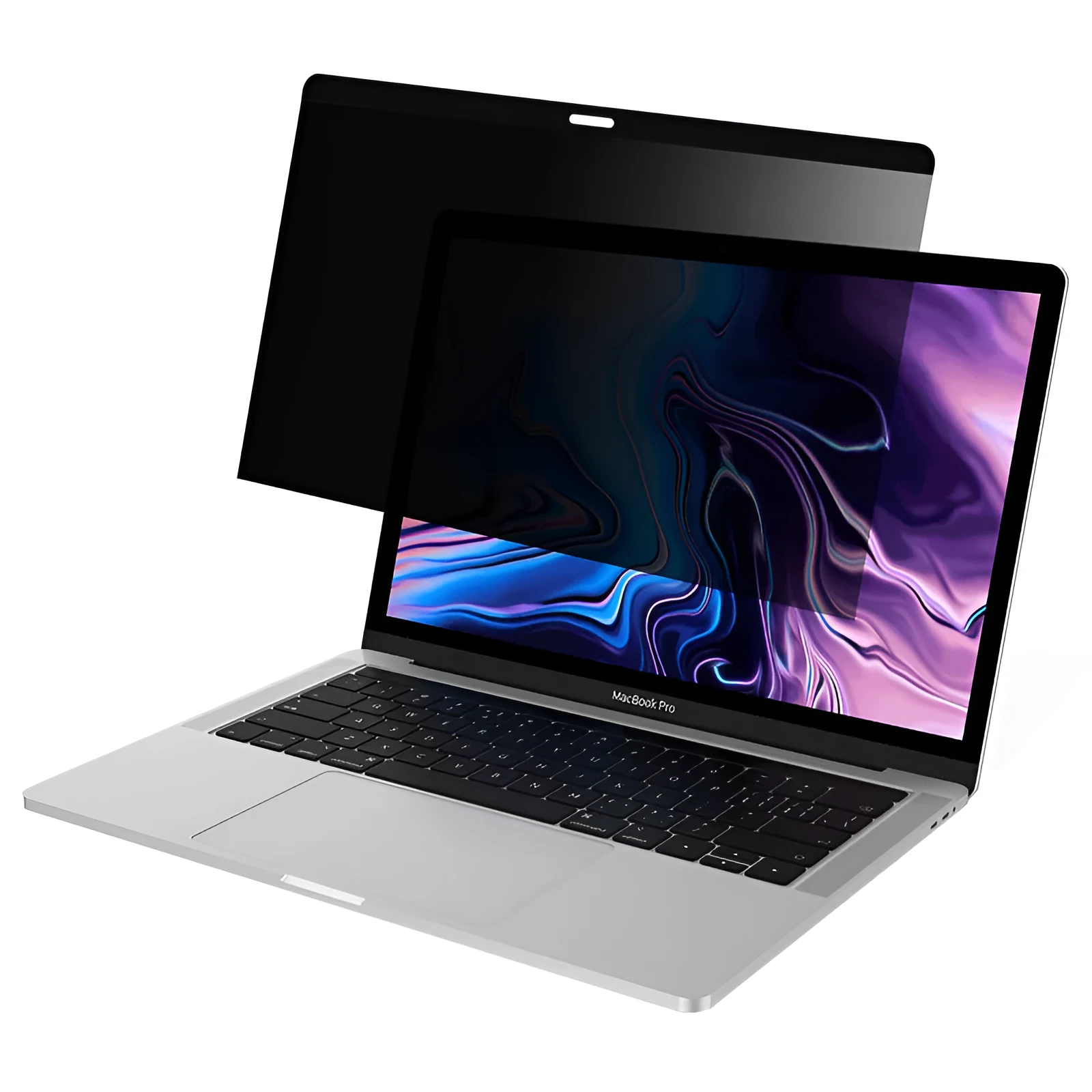 Anti-peep PET screen protector for MacBook Air 13.3 2019 and Pro 13.3, 30x19.4mm privacy film