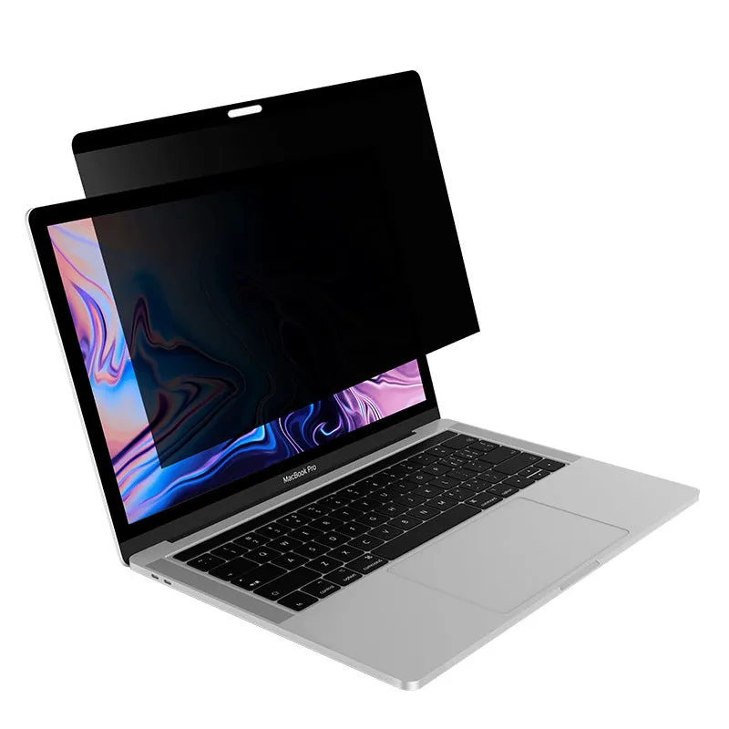 Anti-peep PET screen protector for MacBook Air 13.3 2019 and Pro 13.3, 30x19.4mm privacy film