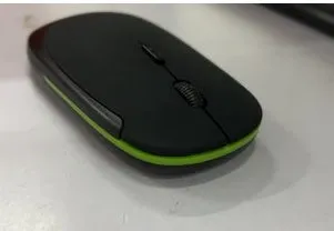 Laptop wireless mouse in five colours: red, green, blue, black, silver, 10x6x2 cm, Bluetooth and 2.4GHz