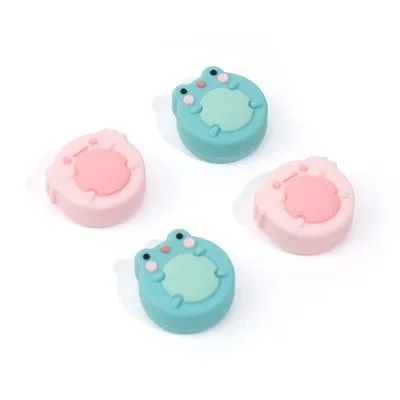 Silicone animal cartoon key button cap in design Big Face Cat on a keyring