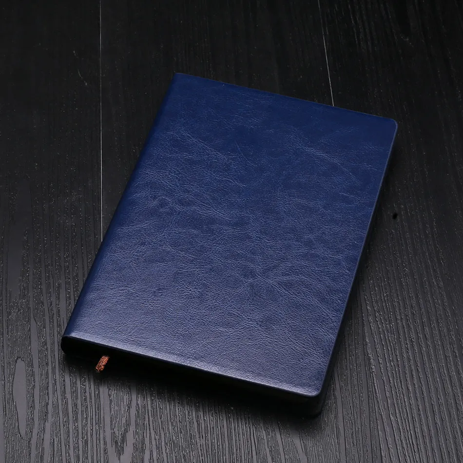 A5 business notepad with colour-changing PU cover, 114 sheets Dowling paper, 15x21.5cm, spiral-bound, available in five colours