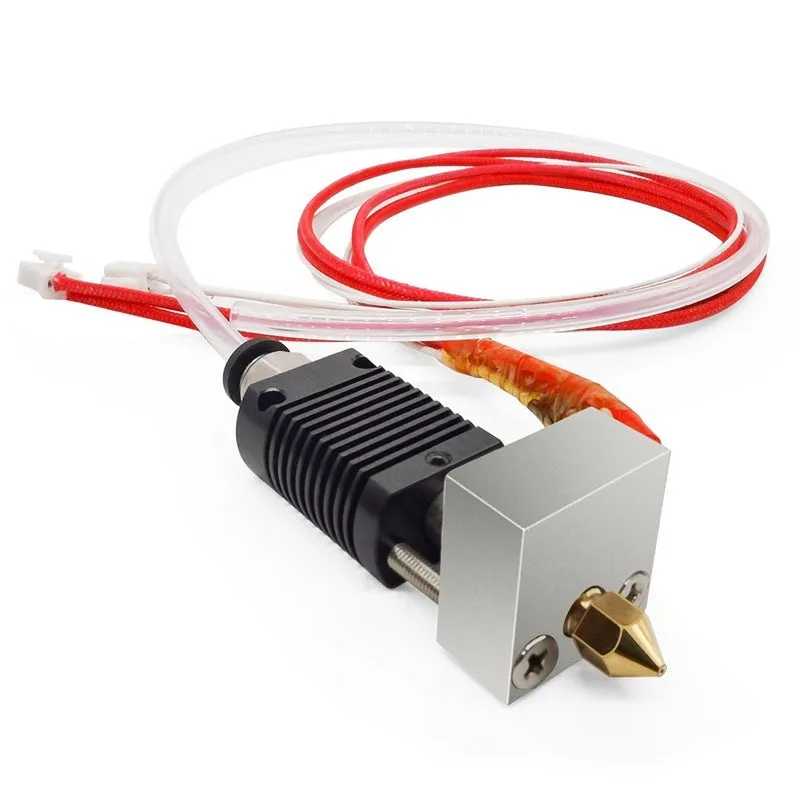 Anet 3D printer extrusion head hot end kit with stainless steel external thread mount for ET4 and ET5 series
