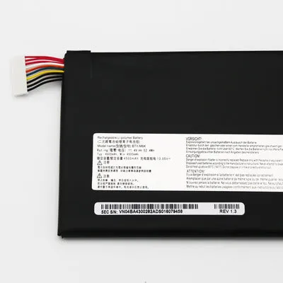 MSI BTY-M6K laptop battery 11.4V 4600mAh replacement for MSI notebooks