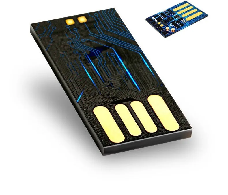 Personality key USB flash drive with metal shell in multiple colours including black and blue