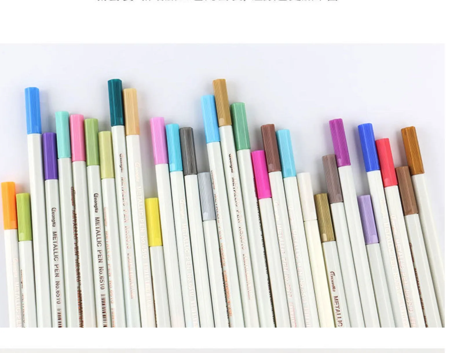 Paint marker pens 16.3cm PP non-toxic permanent markers in black gold silver and white