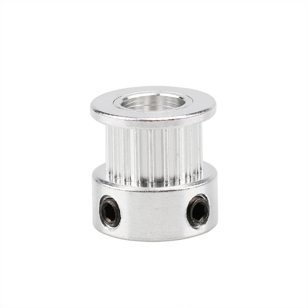 2GT timing belt pulley wheel stainless steel extrusion gear 16 teeth white 3D printer accessory