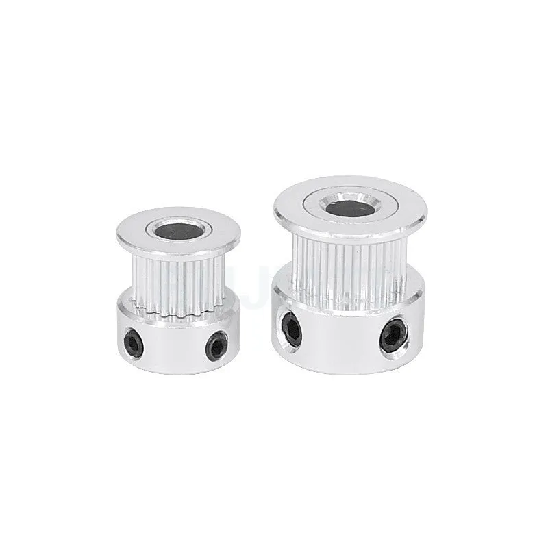 2GT timing belt pulley wheel stainless steel extrusion gear 16 teeth white 3D printer accessory