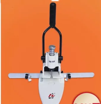 T30 single hole punching machine with adjustable hole pitch and 30mm paper capacity on a desk