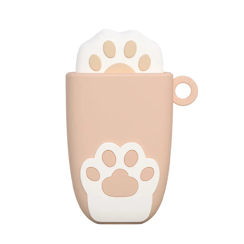 Cartoon 64GB USB 2.0 U-disk in pink and blue with PVC shell and Type-C option