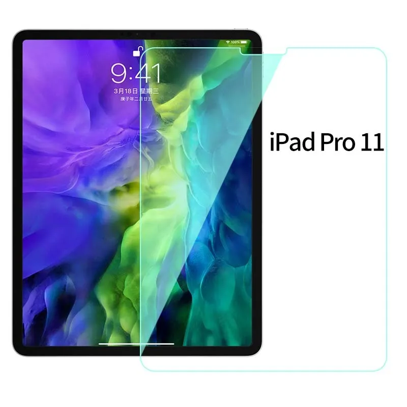 Compatible iPad tempered glass screen protector anti-blue light anti-fingerprint full screen for iPad Pro 11