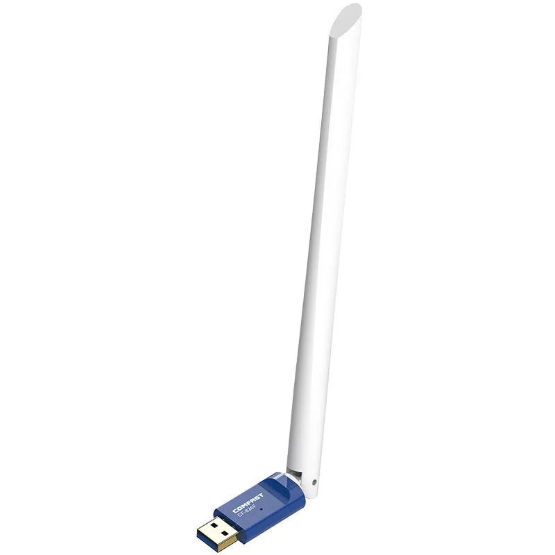 Blue USB wireless network card with external antenna model CF-WU826F