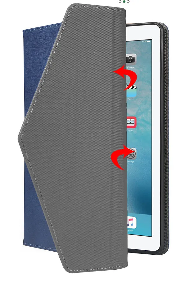 Compatible iPad Pro 11 protective cover with cartoon design and suction holder in dark green