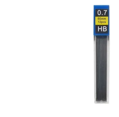 Metal automatic pencil in standard colour with push-button top, HB lead options 0.3 to 0.9mm, for school writing