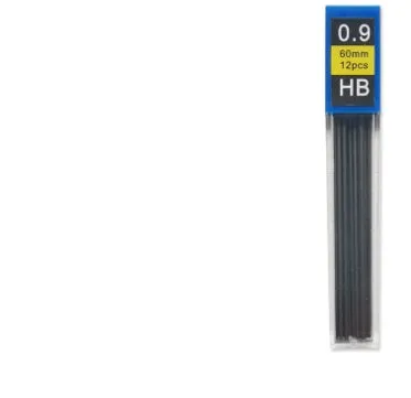 Metal automatic pencil in standard colour with push-button top, HB lead options 0.3 to 0.9mm, for school writing