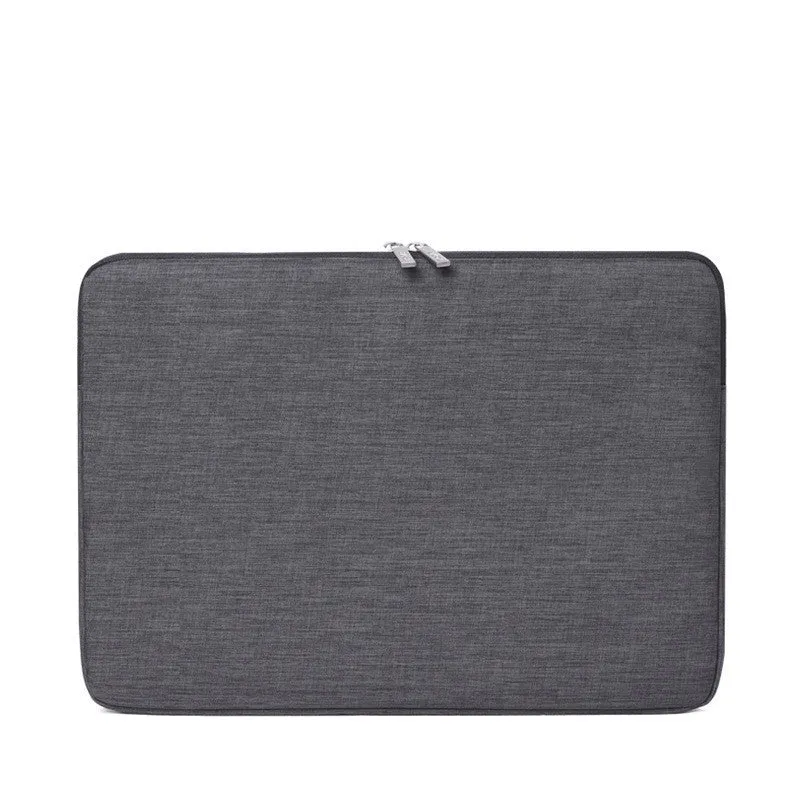 High-grade polyester water-repellent computer liner bag for 15.6 inch laptop in dark grey