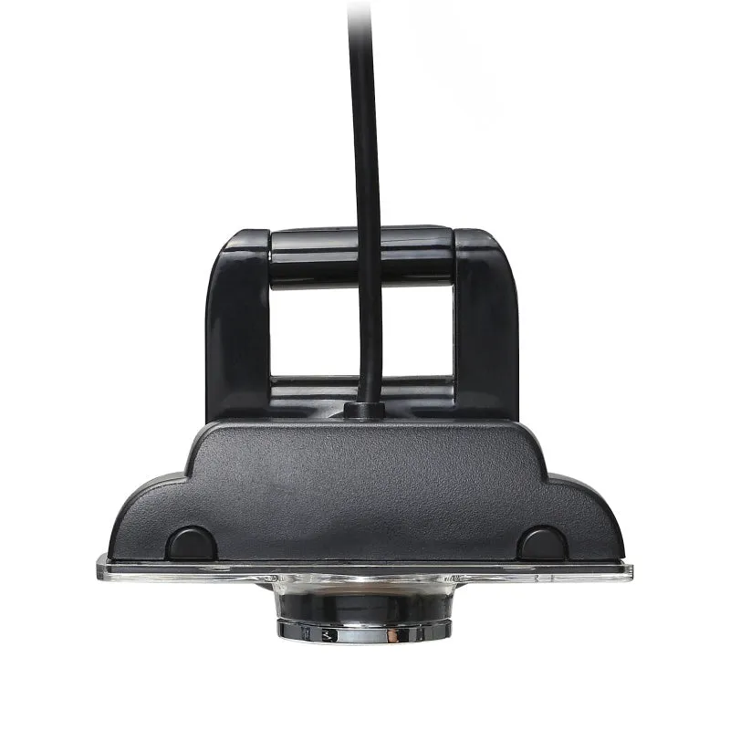 Black plastic HD computer camera with USB cable for notebooks, 13x13x8 cm