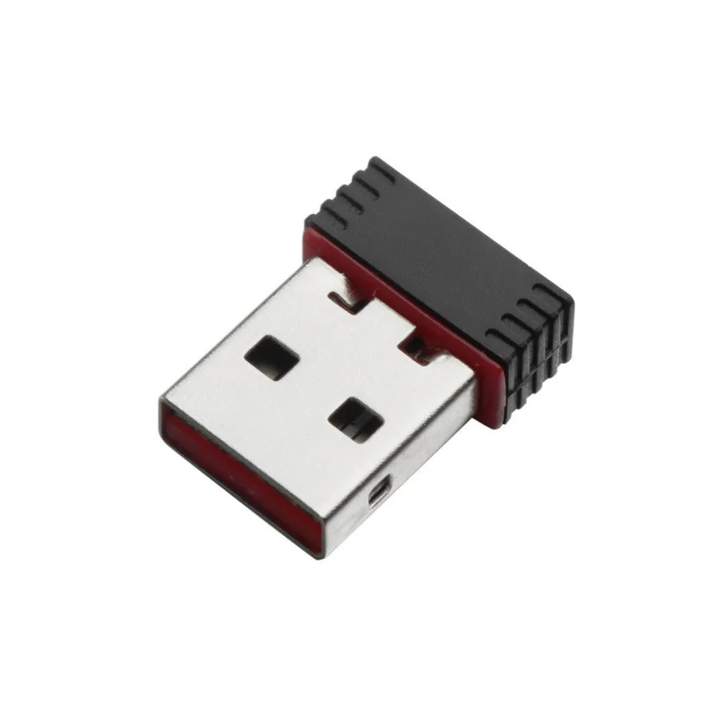 Mini USB wireless network card with RTL8188 chip, 150Mbps, built-in antenna