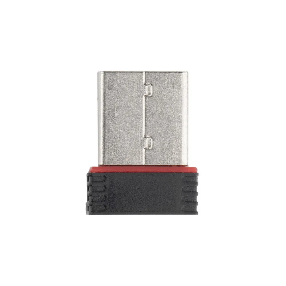 Mini USB wireless network card with RTL8188 chip, 150Mbps, built-in antenna