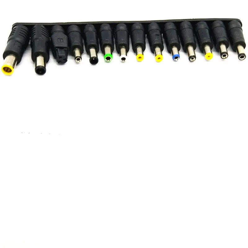 28-piece universal laptop AC DC jack power supply adapter connector plug set with various DC tips