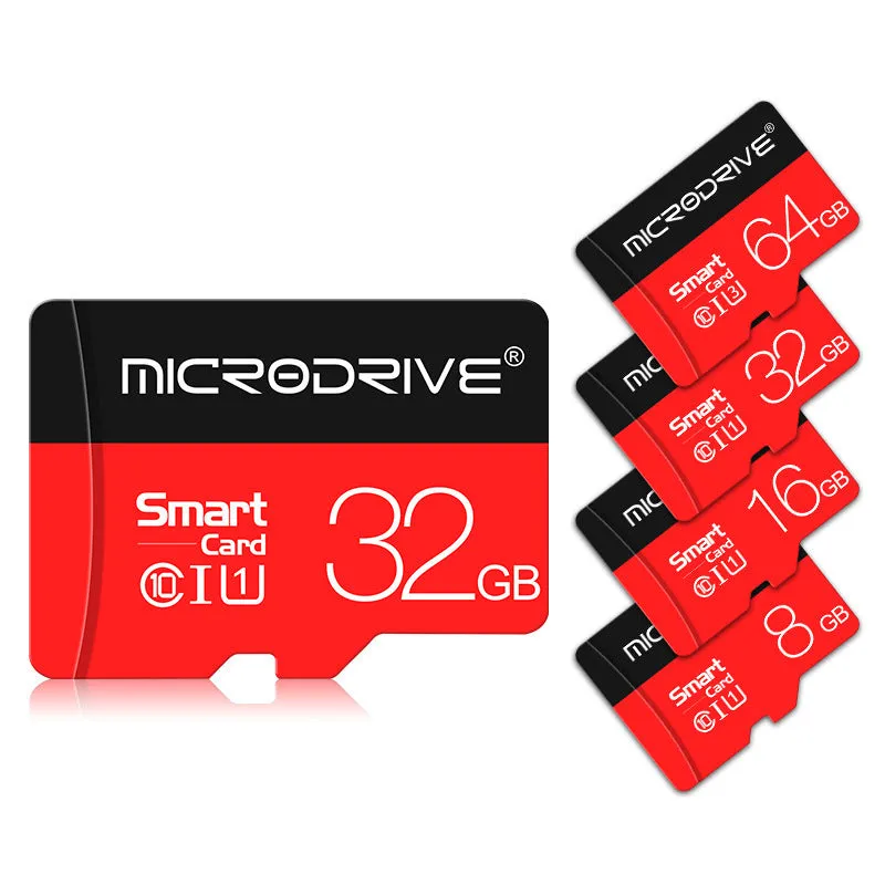 TF memory card microSD Class 10 with SD card holder for camera storage