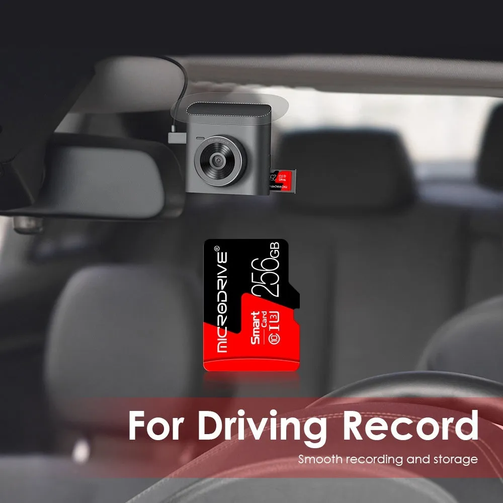 TF memory card microSD Class 10 with SD card holder for camera storage