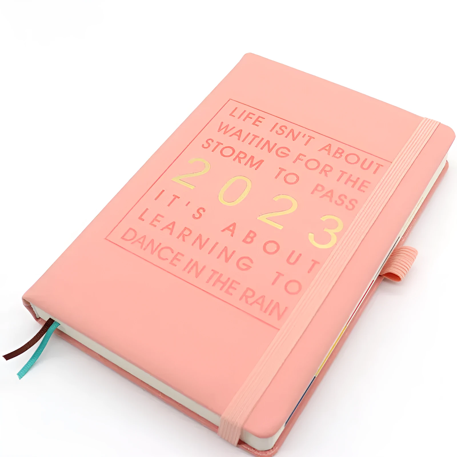 A5 business office notebook with imitation leather cover in multiple colours including black, red, and blue
