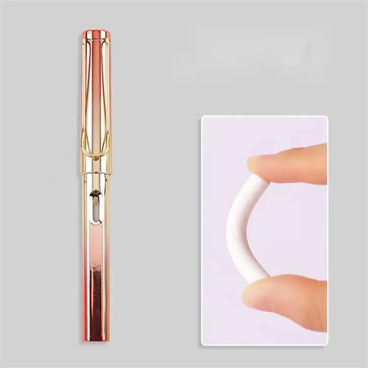 Portable eternal pencil HB gold blue colour with plastic body and copper tip