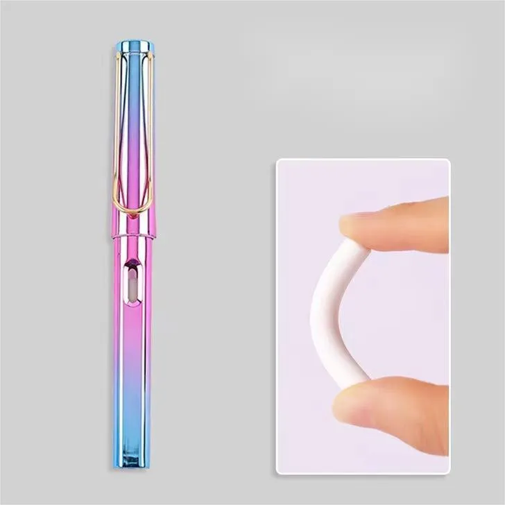Portable eternal pencil HB gold blue colour with plastic body and copper tip