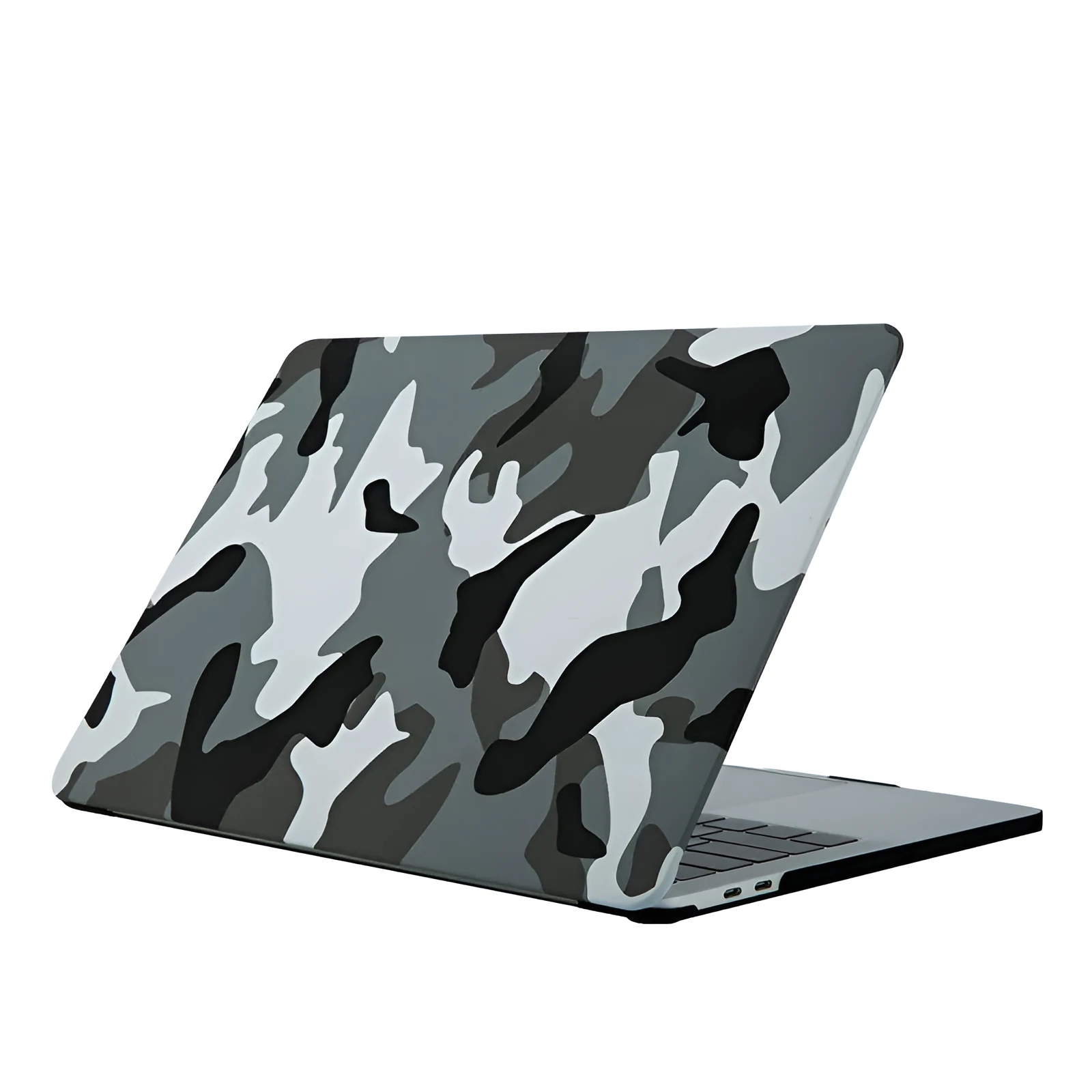 Frosted painted marble protective shell for MacBook Air and Pro models, plastic silicone cover in marble pattern