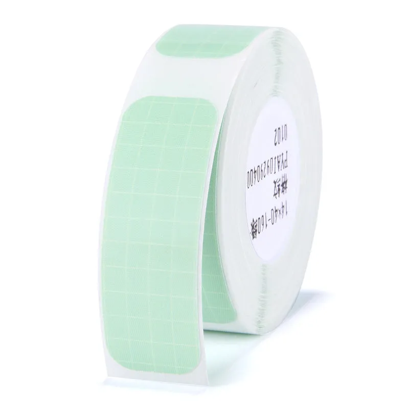 Thermal label paper roll for Jingchen D11 and D110 printers, 12mm width, three proof coating, multiple colour options