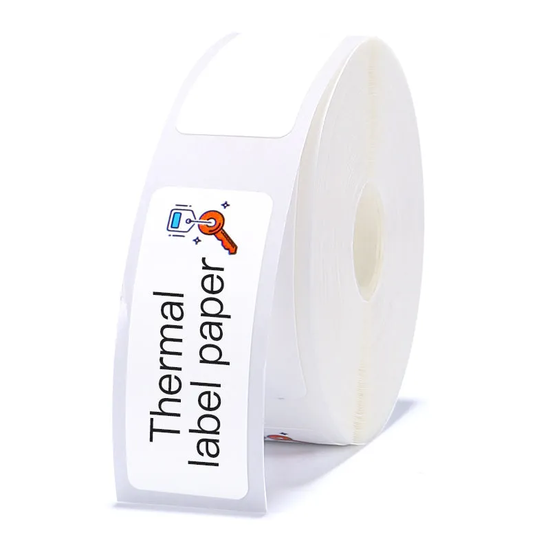 Thermal label paper roll for Jingchen D11 and D110 printers, 12mm width, three proof coating, multiple colour options