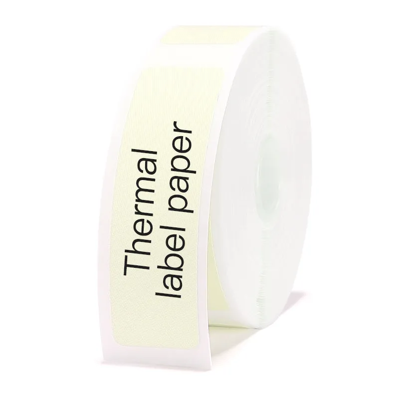 Thermal label paper roll for Jingchen D11 and D110 printers, 12mm width, three proof coating, multiple colour options