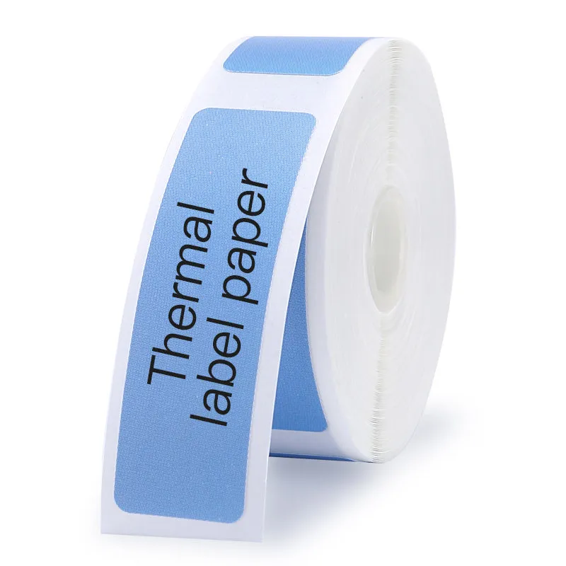 Thermal label paper roll for Jingchen D11 and D110 printers, 12mm width, three proof coating, multiple colour options
