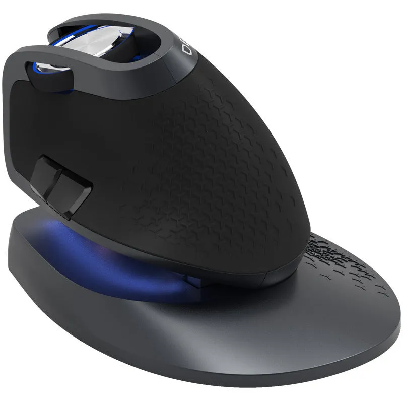 Black M618X wireless Bluetooth gaming mouse with 6 buttons and Type-C charging cable