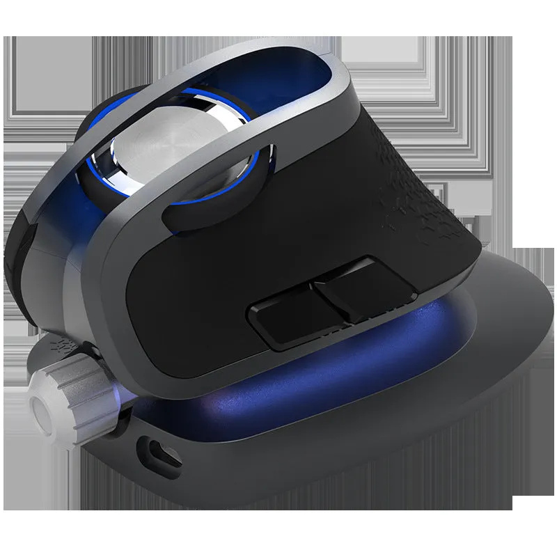 Black M618X wireless Bluetooth gaming mouse with 6 buttons and Type-C charging cable