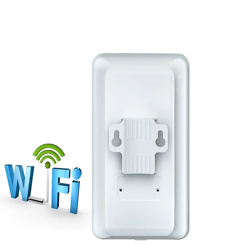 White 4G LTE outdoor CPE router with antennas, 300Mbps dual-band wireless, full netcom