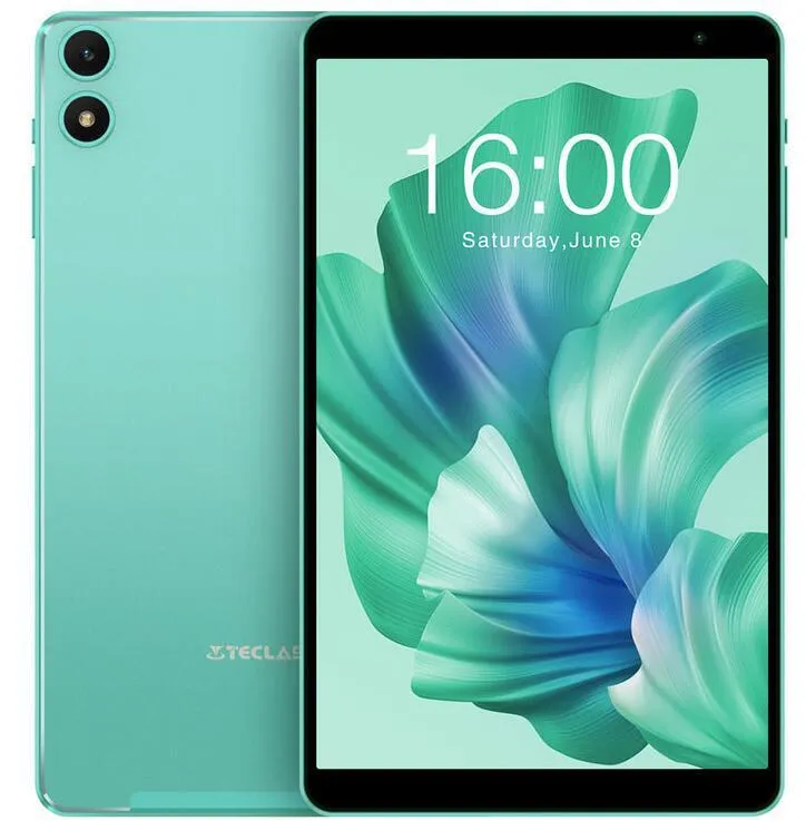 Android 13 tablet 8-inch HD screen green colour eight-core processor 4GB RAM 64GB storage dual camera