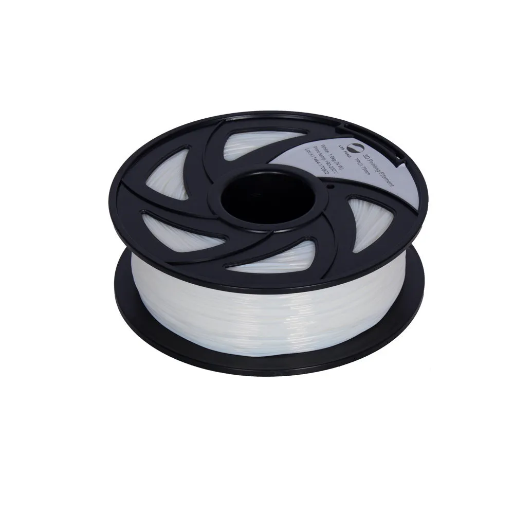 Black TPU filament spool for flexible 3D printing pen consumables