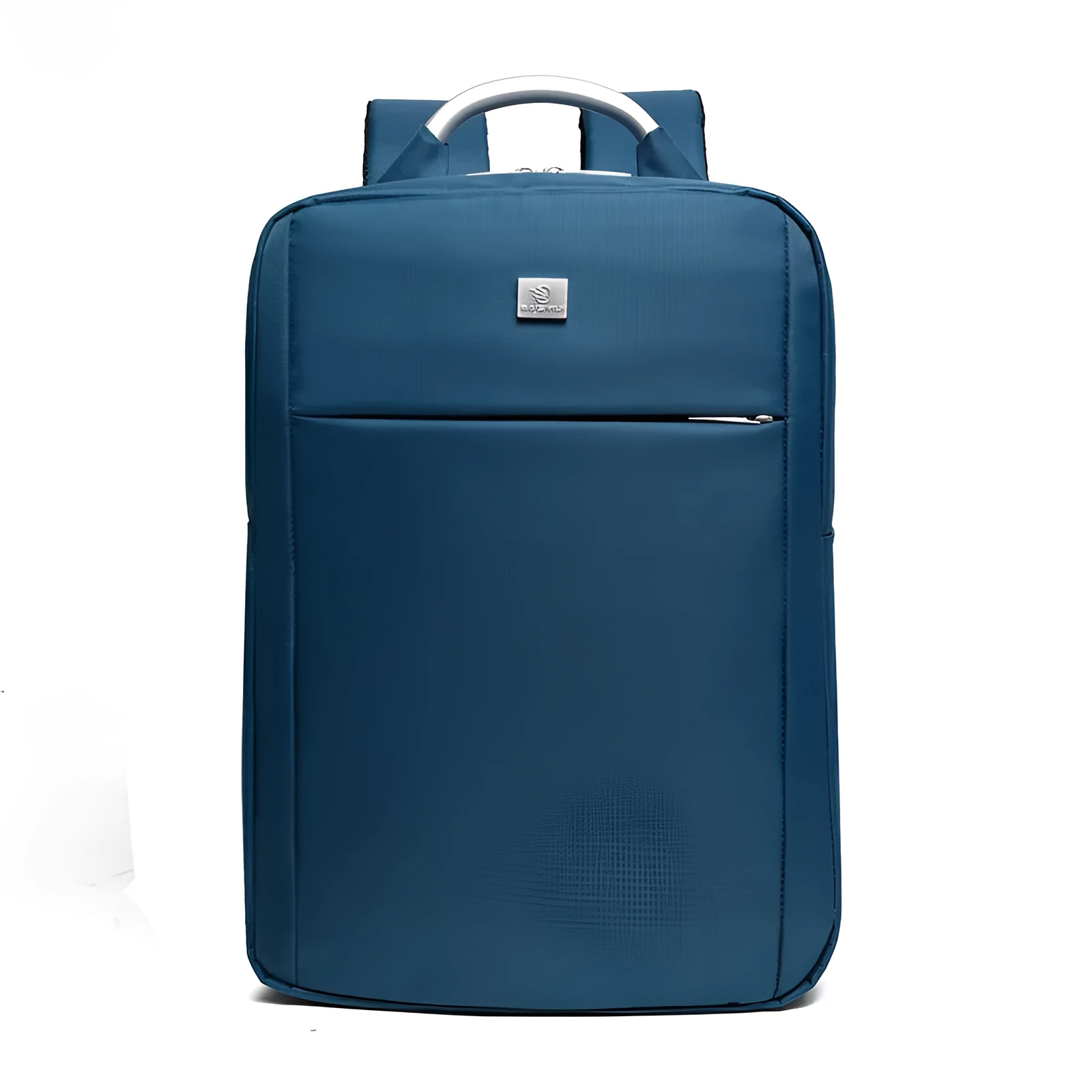 Casual backpack 30-litre Oxford cloth laptop bag in Matte Grey, front view showing main compartment