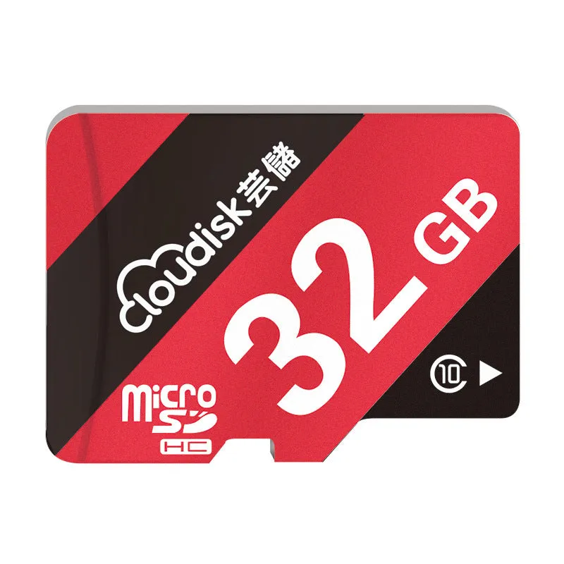 Red driving recorder memory card 32GB Class10 TF for dash cam