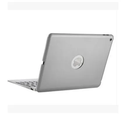 F07 full metal Bluetooth keyboard in silver, compatible with iPad Pro 12.9 inch, aluminium body, rechargeable battery