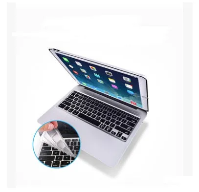 F07 full metal Bluetooth keyboard in silver, compatible with iPad Pro 12.9 inch, aluminium body, rechargeable battery