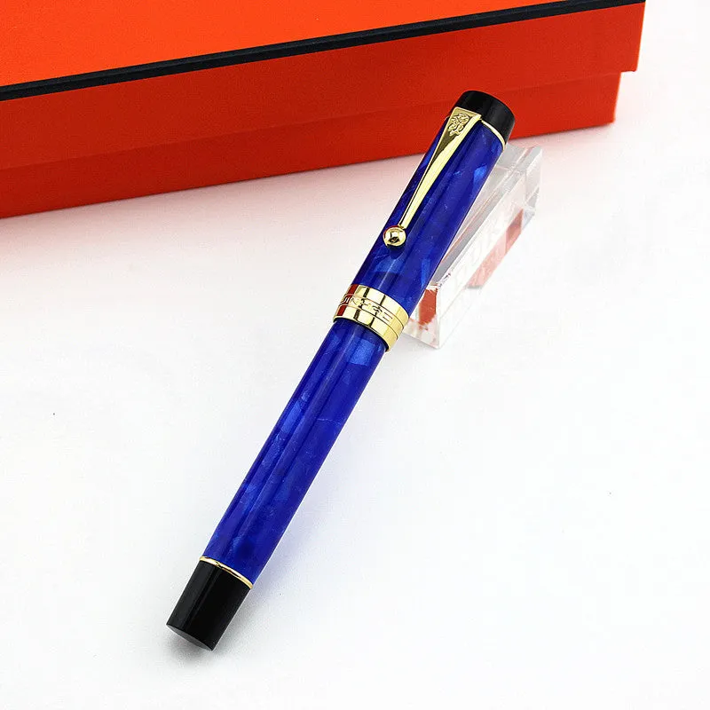 Tofu fountain pen set of 9 iridium nib 0.5mm business gift pens in various colours