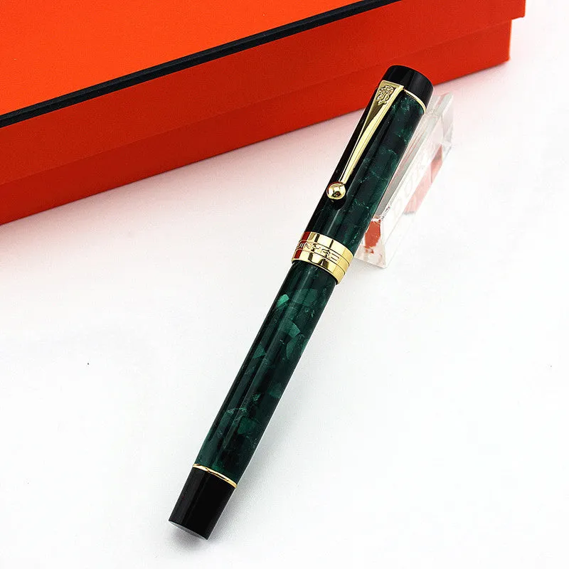 Tofu fountain pen set of 9 iridium nib 0.5mm business gift pens in various colours