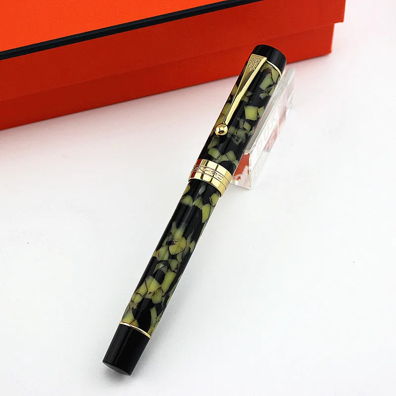 Tofu fountain pen set of 9 iridium nib 0.5mm business gift pens in various colours