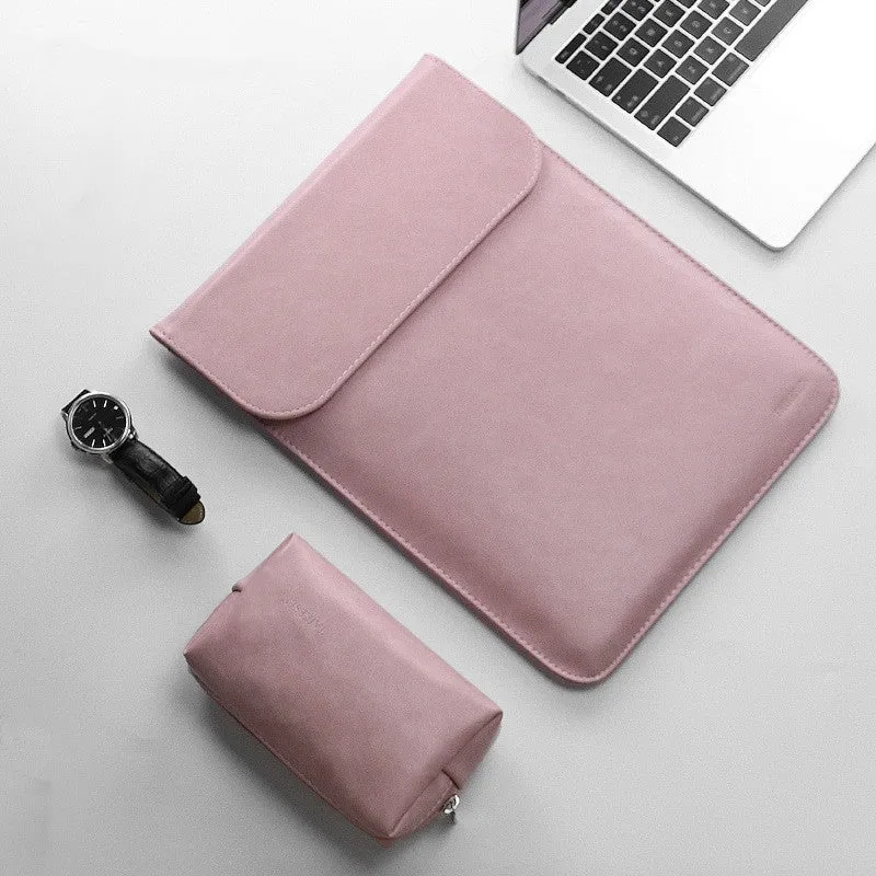 Black fleece flanged laptop liner pack suitable for 14 inch laptop dimensions 375x268mm