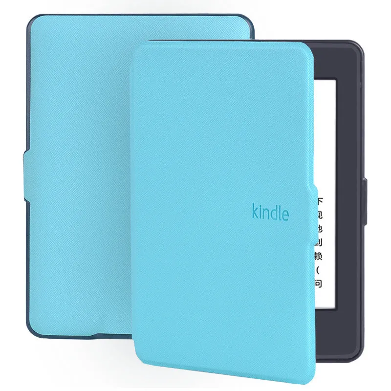 Kindle Paperwhite microfiber leather case in black, book-style cover, 170mm x 120mm x 10mm