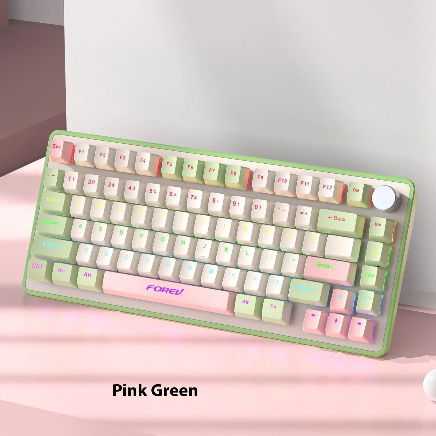 98-key mechanical keyboard and mouse set with backlight in various colour options